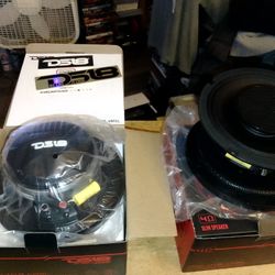 Brand New DS18 PRO-HY6.4MSL Mid-Range 6.5"  4 Ohms 150 Watts RMS Power 300 Watts Max Power Each Mid-Range We Like It Loud! 