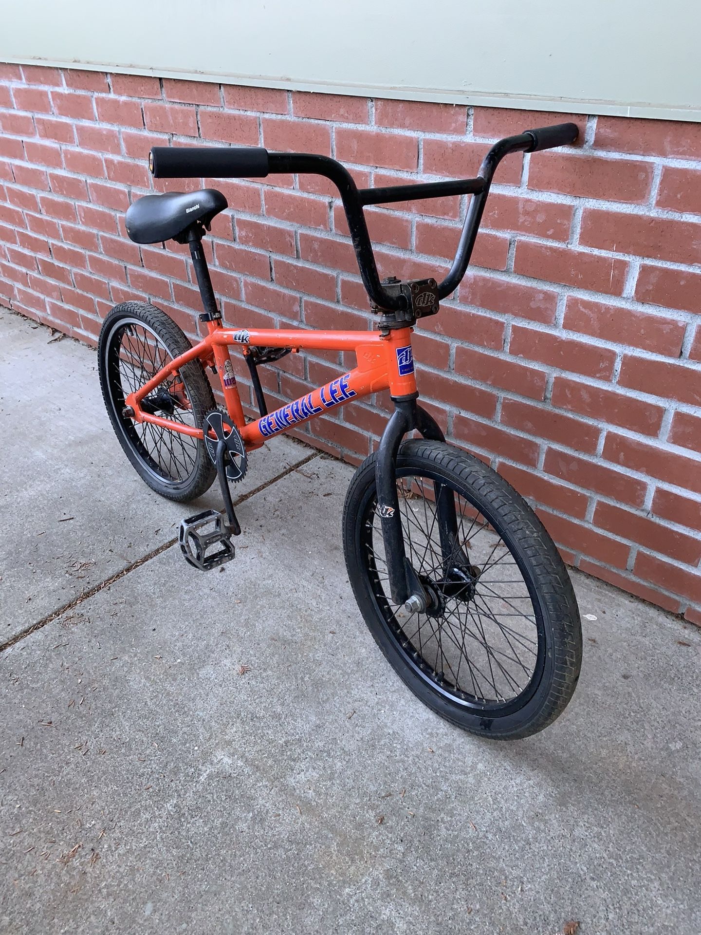 RARE MID SCHOOL BMX DK GENERAL LEE BLACK ORANGE 20”