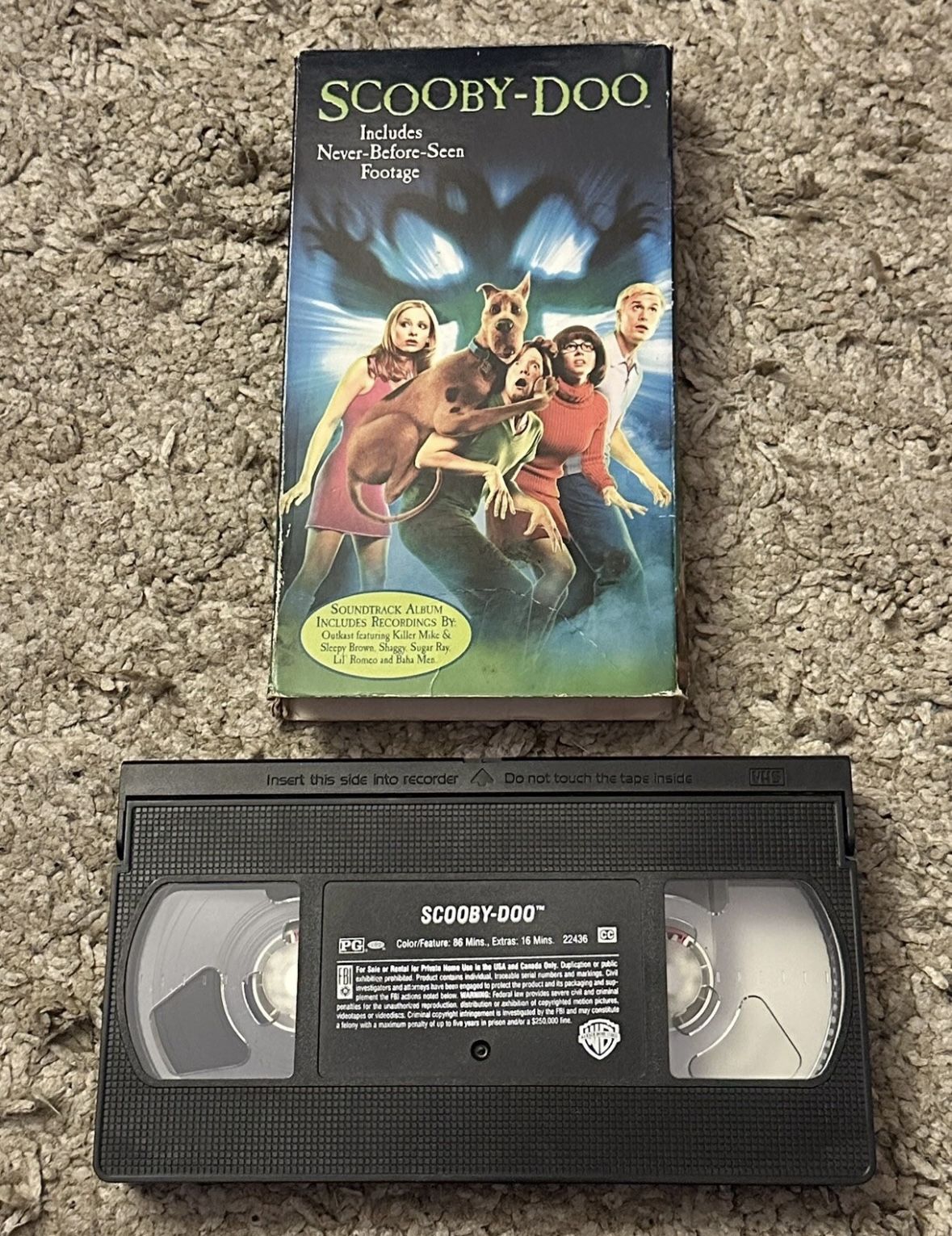 Scooby-Doo - The Movie (VHS, 2002) Includes Never-Before-Seen Footage