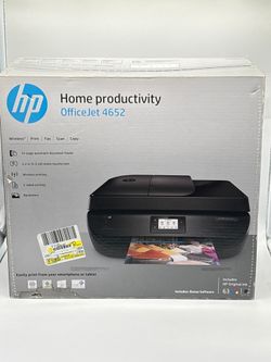 HP OfficeJet 4652 All-in-One Wireless Color Office Printer New in Box