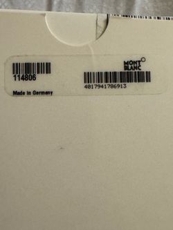New Montblanc Pix White Ballpoint Pen MB114806 M Shaped Twist Germany Cash Or Bitcoin Only