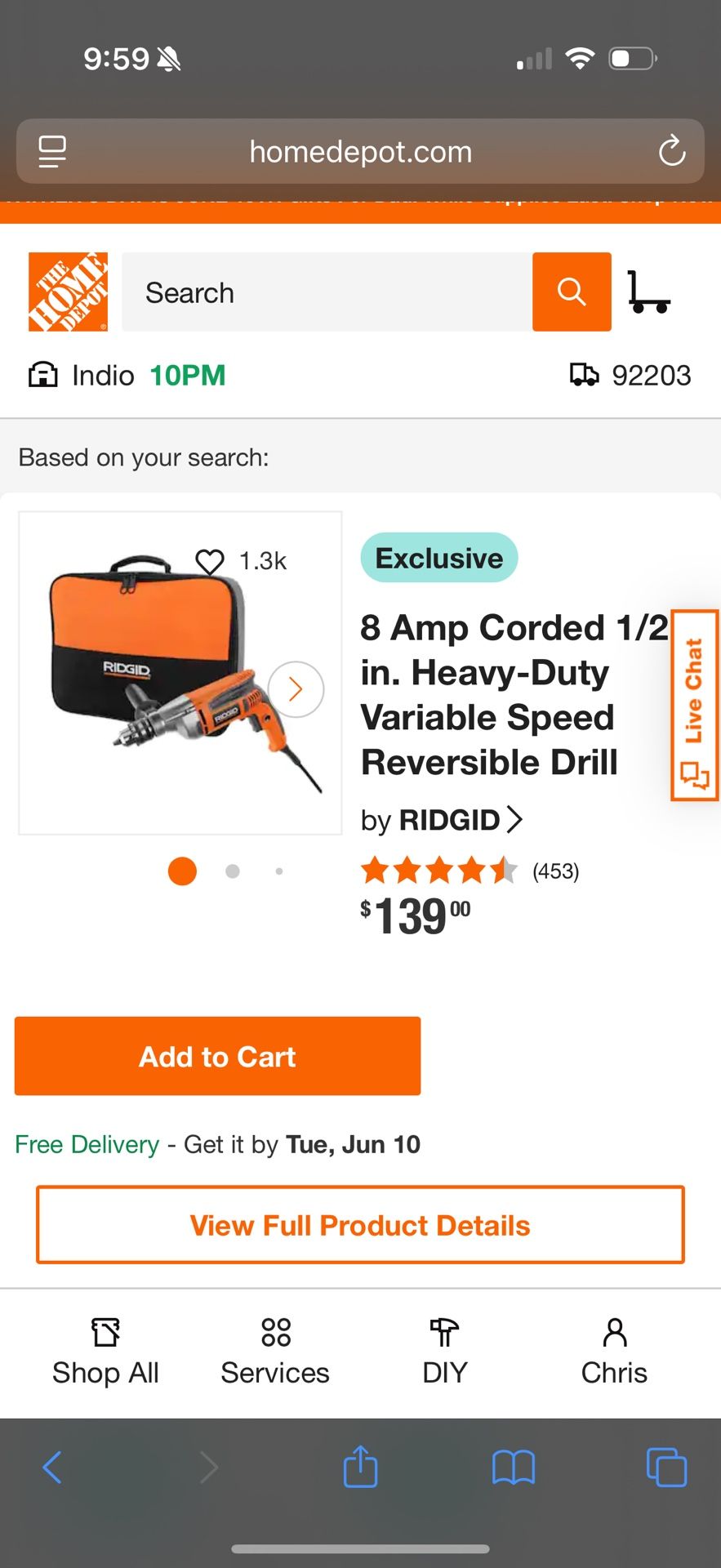 Rigid Hammer Drill