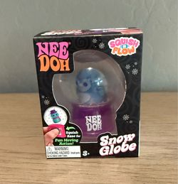 Nee Doh Squish N Flow Snow Globe Toy