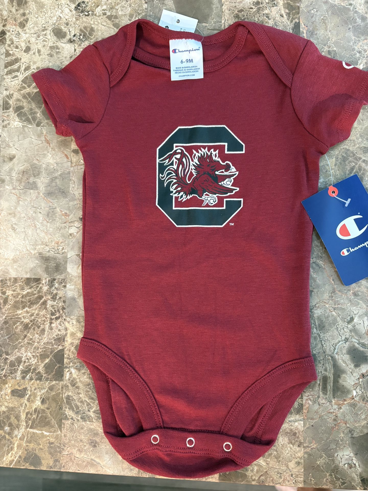 New USC Gamecocks Onesie-6-9 Months