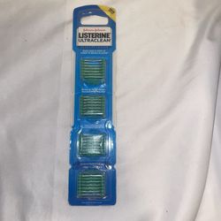 Box REACH Listerine Ultraclean Access Flosser Refill Heads Mint 28 Count 1 Pack