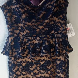 Nwt Peplum Dress Size 10 