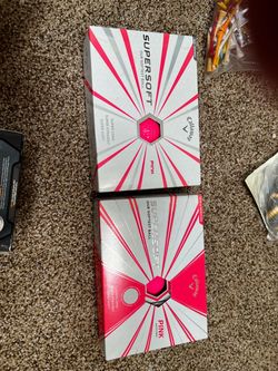 Callaway Supersoft Pink Golf Balls – 2 Boxes