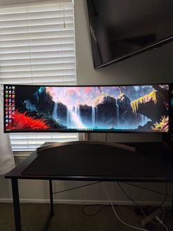 LG 49” UltraWide Curved Dual QHD Monitor (49WL95C-W) – HDR10