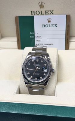 Rolex datejust 41mm factory diamond dial
