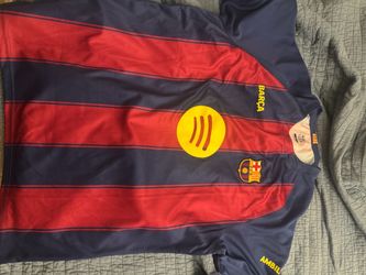 FC Barcelona 2025/26 Icer Soccer Home Replica Shirt Men's L NWT