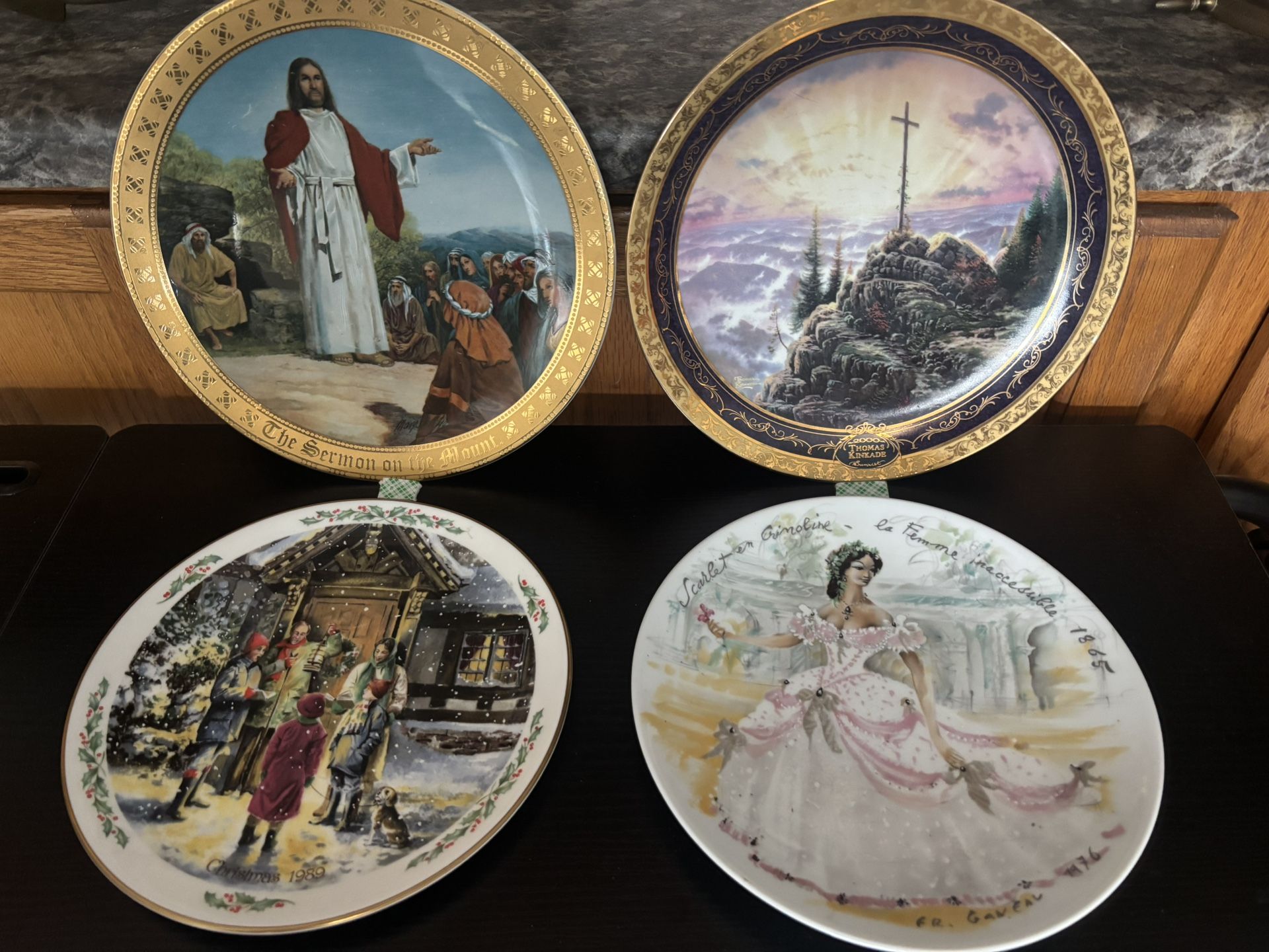 Set of 4 Collectable Plates