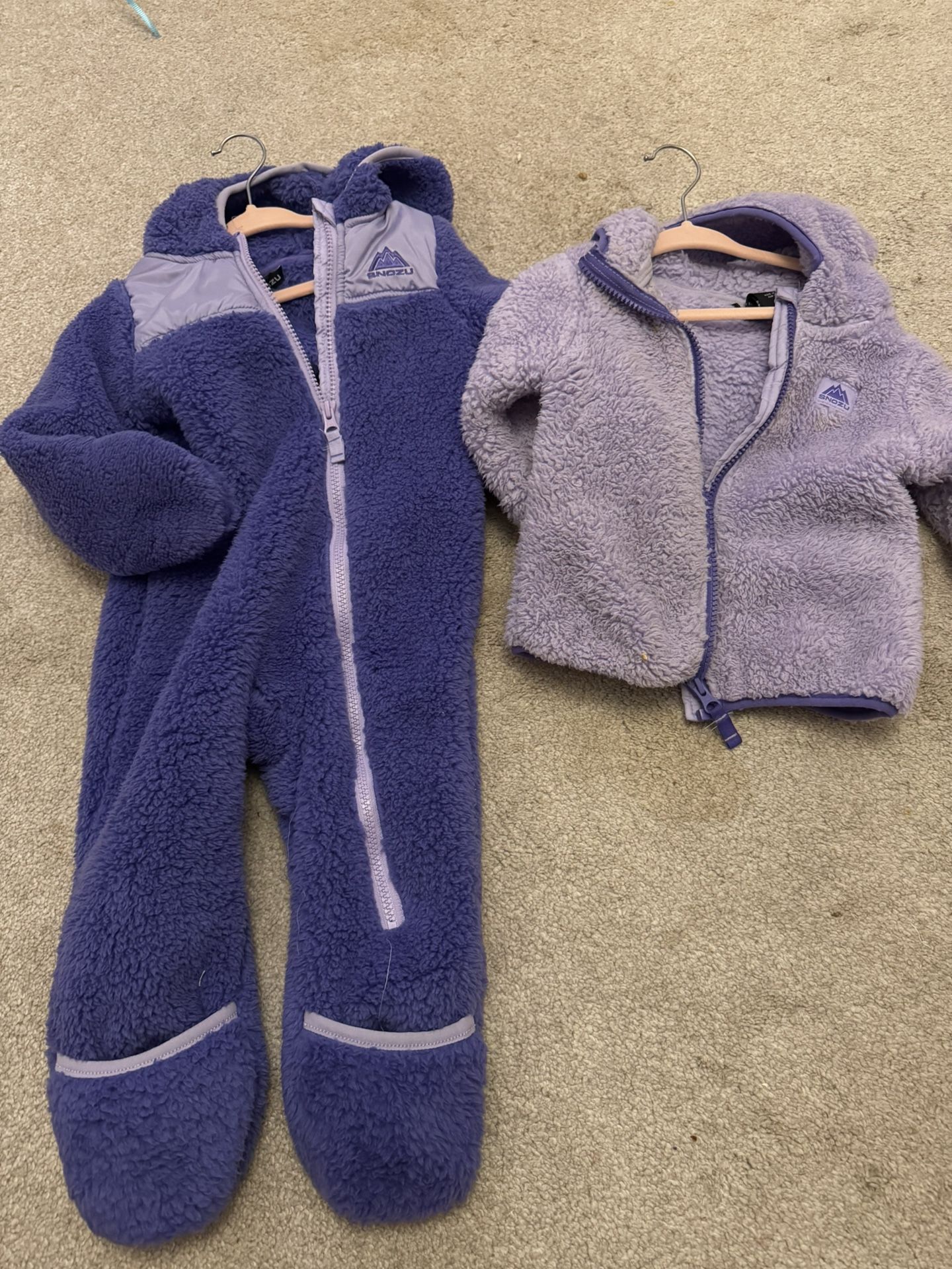 Snozu Fleece Onesize  and Jacket - 18 Months 