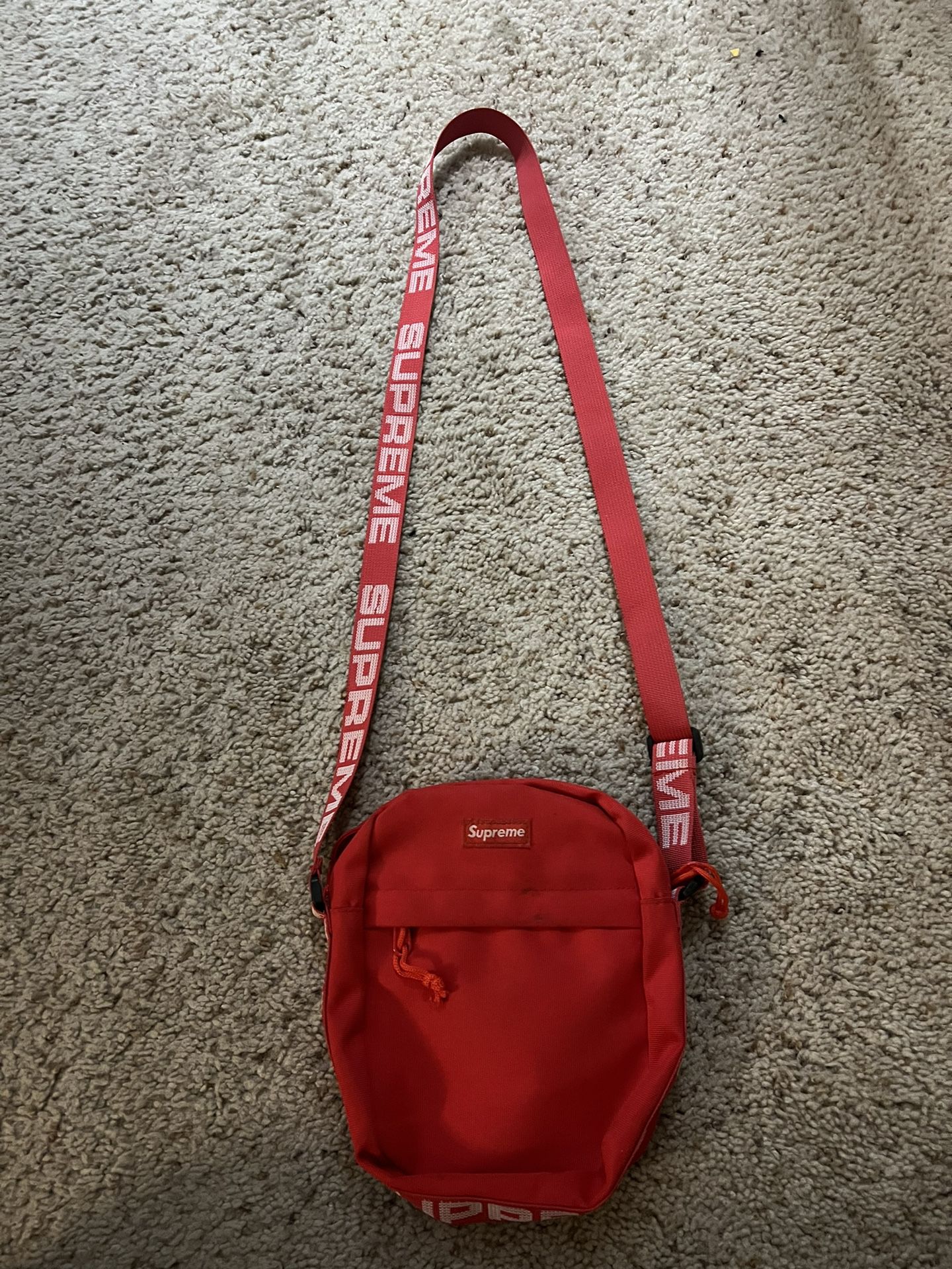 Supreme Red Shoulder Bag 