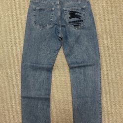 Burberry X Supreme jeans 