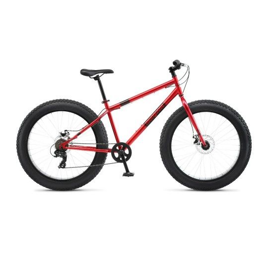 Mongoose Dolomite Red Adult Fat Tire 26 Inch Bike