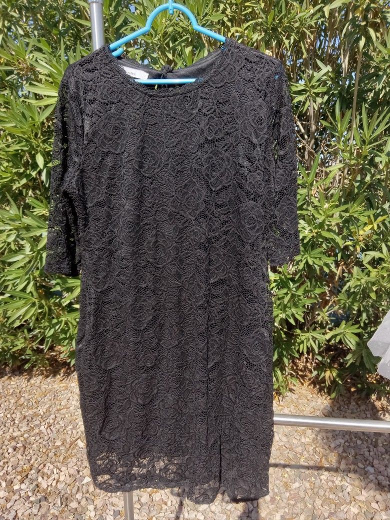 Women's Black Lace Dress