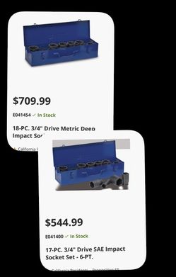 3/4 Drive Expert (MAC) Sockets