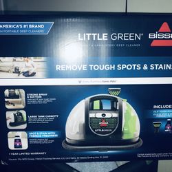 Brand New Bisselle Little Green Carpet & Upholstery Deep Cleaner For Sale