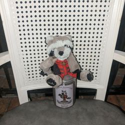 Rocket The Racoon Scentsy Buddy Clip