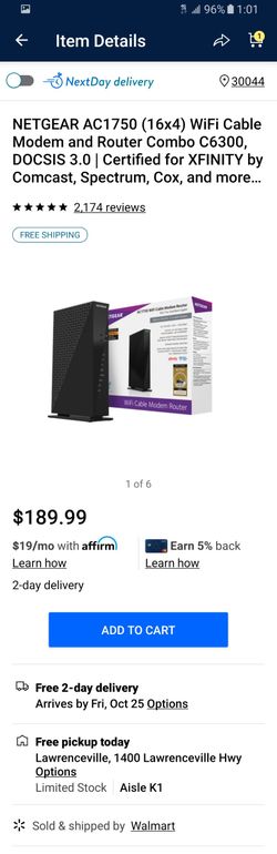 Netgear C6300 - Wifi Router