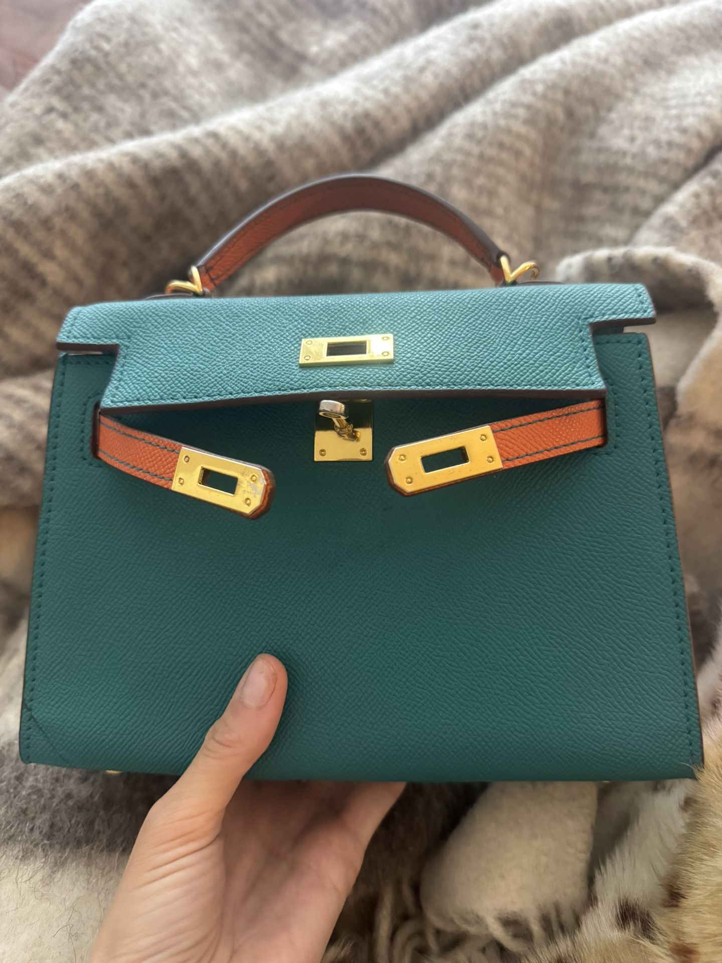 Kelli Bag Hermes Blue 