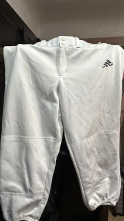 White adidas Softball pants