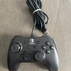 PowerA Nintendo Switch Wired Controller - Black, Detachable 10ft USB Cable, No Battery Required, Officially Licensed By Nintendo