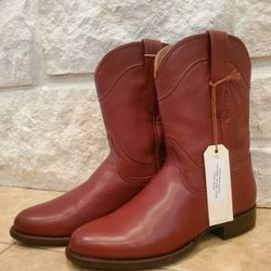 TECOVA Men's Boots Classic Roper Style