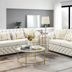 Sofa, Loveseat and Pillows 