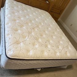 Queen Bed, Mattress, Box Spring,