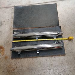 Harley Davidson Original Softail Springer Fishtail Exhaust