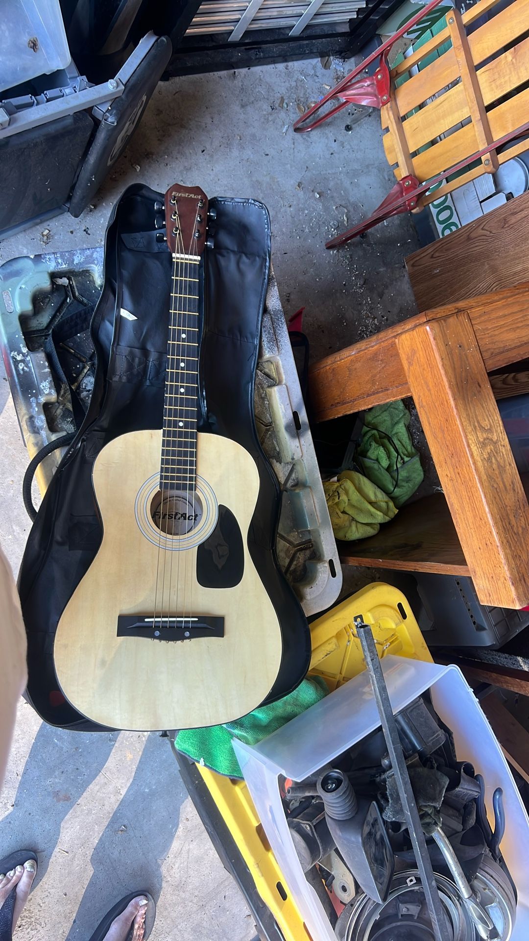 First Act Acoustic Guitar With Case