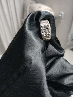 BLK & Wht Diamond Ring
