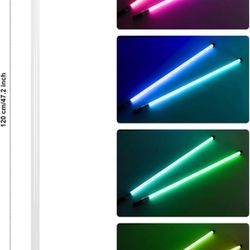 4ft LED Tube Light Set β 4 Tubes β’ Color Changing β’ Brand New