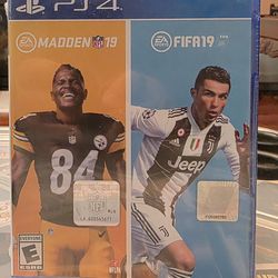 PS4 MADDEN 19 / FIFA 19 WORLD CUP NEW SEALED  $20