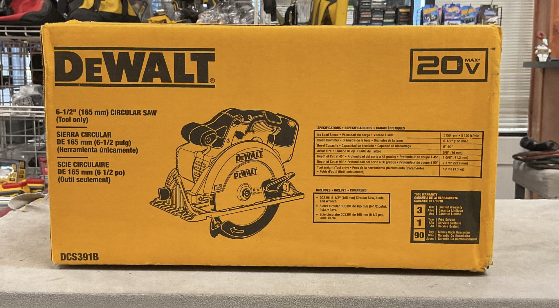 Dewalt 6”1/2 Inch 20V Max Circular Saw