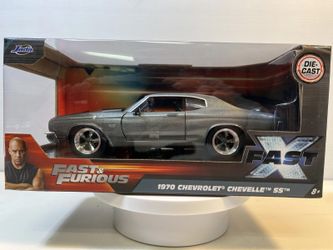 1970 Chevy Chevelle Diecast Model Car: 1/24 Scale, New In the Box By Jada