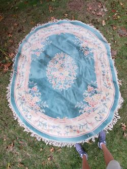 Oriental rug, 113x90; 100% wool