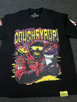 awful lot of cough syrup t-shirt size small