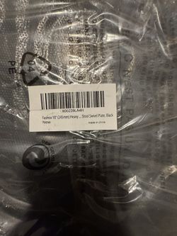 Fasmov 10" (245mm) Heavy Duty Bar Stool Swivel Replacement Seat Swivel Base Bar Stool Swivel Plate, Black (Mounting hardware not included).