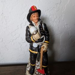 Porcelain Fireman Collector Piece