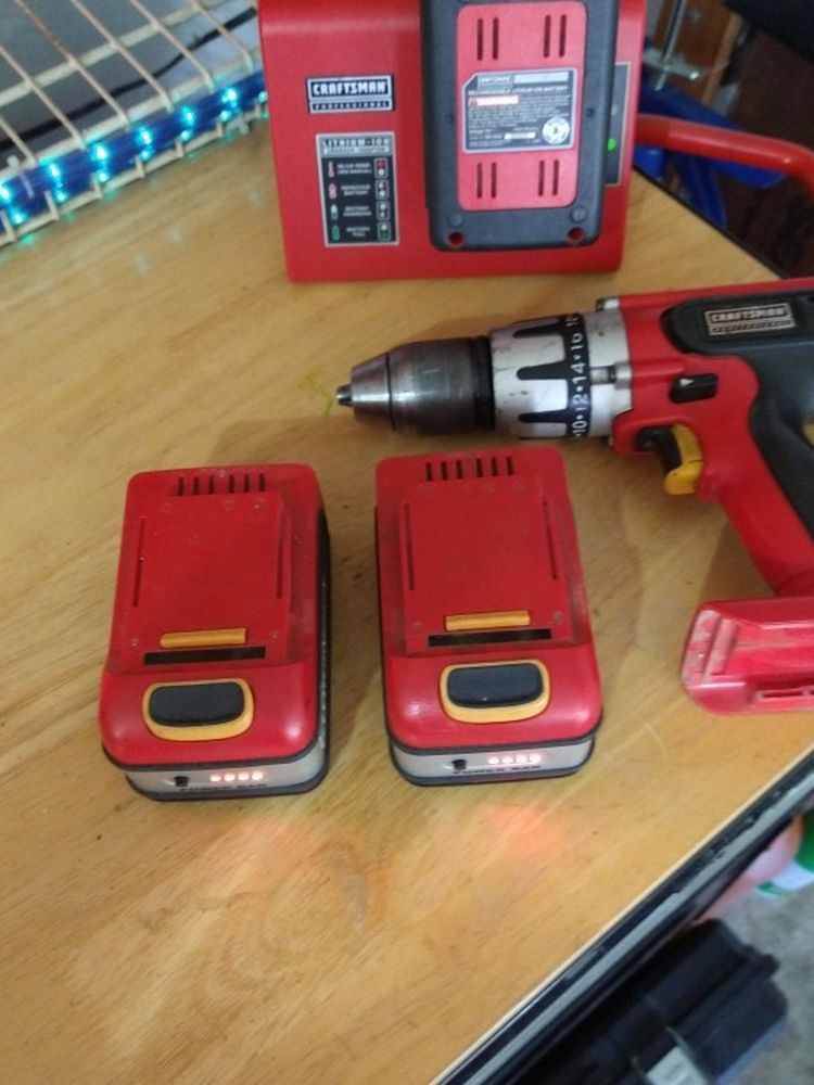 Craftsman Pro Series 1/2 Inch Cordless Drill Kit