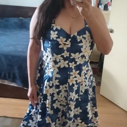 L Hawaiian Dress /Vestido Hawaiano Large 
