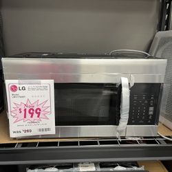 Microwave-LG Brand New Over The Range Microwave With 1 Year Warranty 
