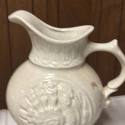 McCoy Pitcher,Turkey, Speckled Glaze(1972)