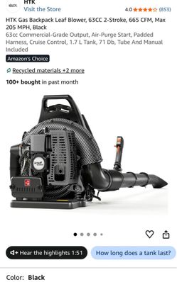 Gas leaf blower