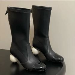 Chanel Ball Boots