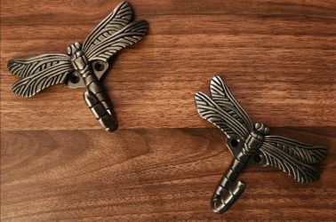 Dragonfly coat hooks