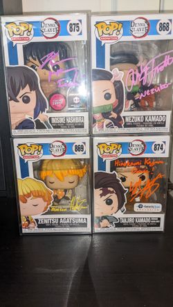 Signed Demon Slayer Funko Pop
