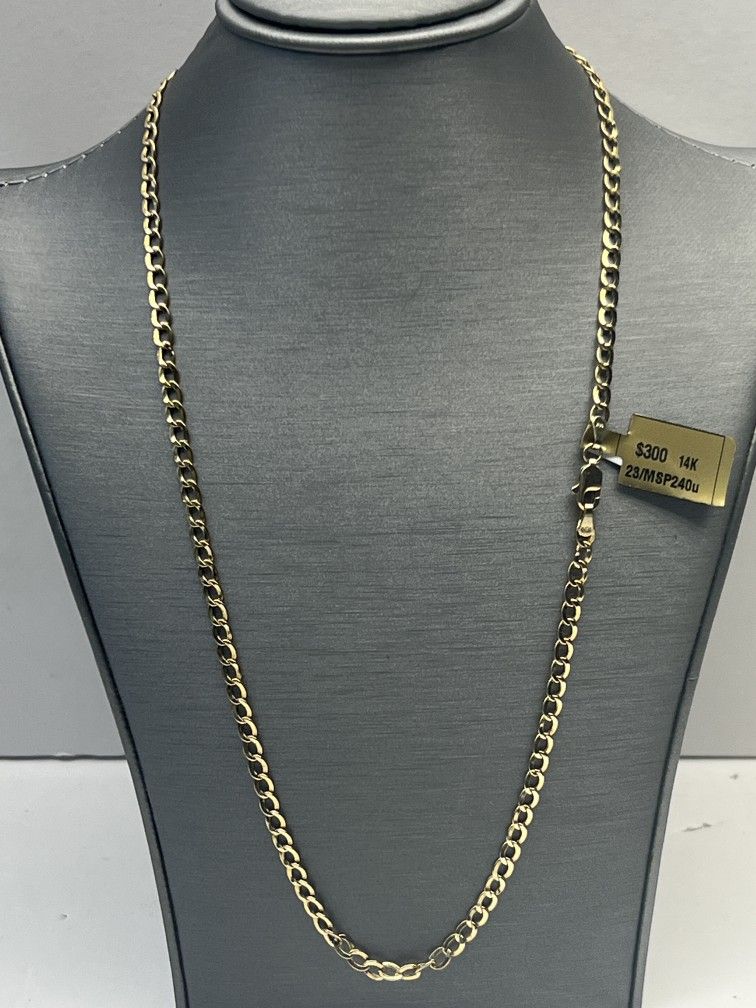 Gold Chain 14k 18 Inch 0.4mm#473